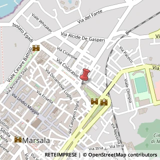 Mappa Piazza G. Marconi, 66, 91025 Marsala, Trapani (Sicilia)