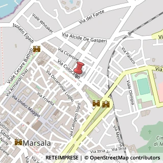 Mappa Piazza G. Marconi, 3, 91025 Marsala, Trapani (Sicilia)