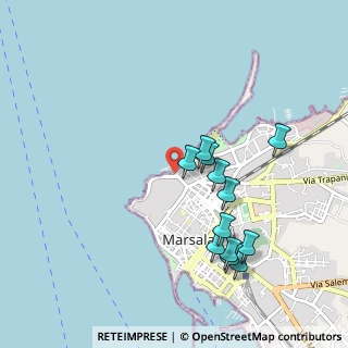 Mappa Lungomare Salinella, 91025 Marsala TP, Italia (1.05)