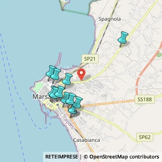 Mappa Via Favorita, 91025 Marsala TP, Italia (2.03417)