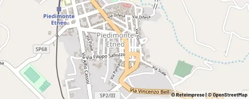 Mappa Piedimonte Etneo