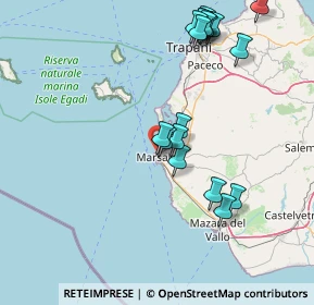 Mappa Vicolo delle Saline, 91025 Marsala TP, Italia (19.015)