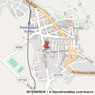 Mappa Via Alfio Cassisi, 37, 95017 Piedimonte Etneo, Catania (Sicilia)