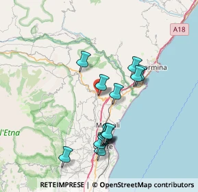 Mappa Via Affinea, 95017 Piedimonte Etneo CT, Italia (7.72143)