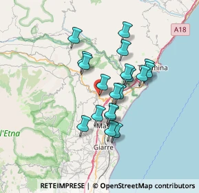 Mappa Via Affinea, 95017 Piedimonte Etneo CT, Italia (6.11368)