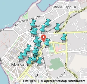 Mappa Via dei Campioni, 91025 Marsala TP, Italia (0.448)