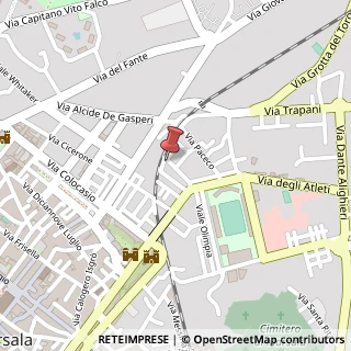 Mappa Via Caduti di Superga,  8, 91025 Marsala, Trapani (Sicilia)