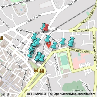 Mappa Via dei Campioni, 91025 Marsala TP, Italia (0.2045)