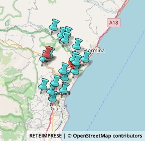 Mappa Via Nazionale, 95011 Calatabiano CT, Italia (5.887)