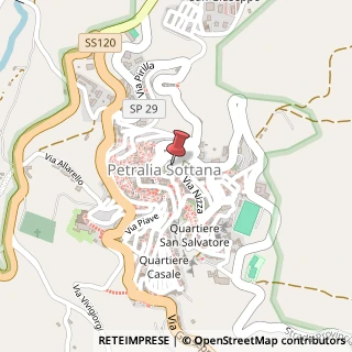 Mappa Piazza Domina,  1, 90027 Petralia Sottana, Palermo (Sicilia)