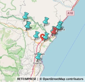 Mappa Via Maimone, 95011 Calatabiano CT, Italia (6.33)