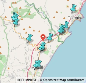 Mappa Via Maimone, 95011 Calatabiano CT, Italia (4.844)