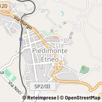 Kaart Piedimonte Etneo