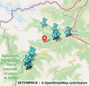 Mappa Racines di Dentro, 39040 Racines BZ, Italia (7.51778)