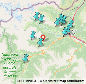 Mappa Racines di Dentro, 39040 Racines BZ, Italia (7.46583)