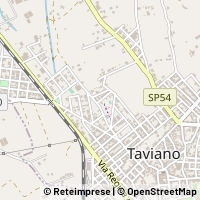 মানচিত্র Taviano