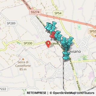 Mappa Via Stephenson, 73055 Racale LE, Italia (0.7605)