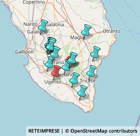 Mappa Via Torino, 73049 Ruffano LE, Italia (10.90722)