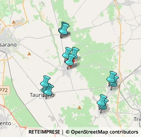 Mappa Via Torino, 73049 Ruffano LE, Italia (3.88385)