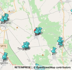 Mappa Piazza Del Popolo, 73049 Ruffano LE, Italia (6.526)