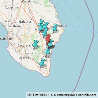 Mappa Via Risorgimento, 73032 Andrano LE, Italia (9.58091)