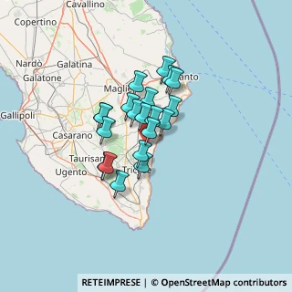 Mappa Via Risorgimento, 73032 Andrano LE, Italia (9.749)