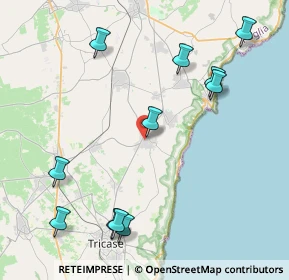 Mappa Via Sicilia, 73032 Andrano LE, Italia (5.38727)