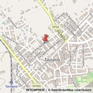 Mappa Via Benedetto Croce, 89, 73057 Taviano, Lecce (Puglia)