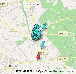 Mappa Via don sturzo, 73049 Ruffano LE, Italia (0.682)