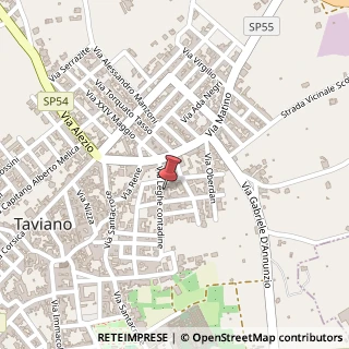 Mappa Via Leghe Contadine, 9, 73057 Taviano, Lecce (Puglia)