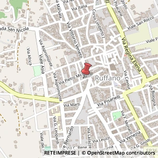 Mappa Via Pomponio d'Urso, 38, 73049 Ruffano, Lecce (Puglia)