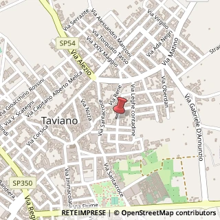 Mappa Via Tommasso Campanella, 18, 73057 Taviano, Lecce (Puglia)