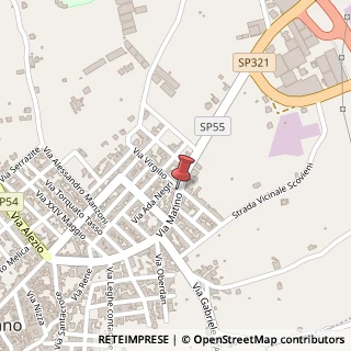 Mappa Via matino 113, 73057 Taviano, Lecce (Puglia)