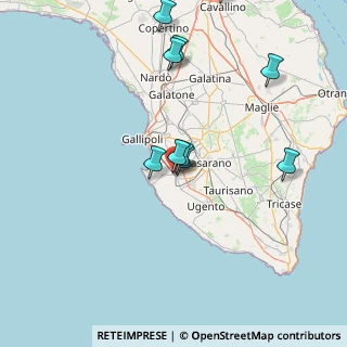 Mappa Via Vittorio Bachelet, 73057 Taviano LE, Italia (27.81417)