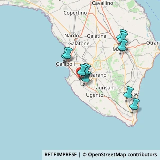Mappa Via Vittorio Bachelet, 73057 Taviano LE, Italia (13.67909)