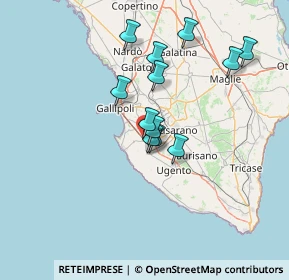 Mappa Via Felice Matteucci, 73057 Taviano LE, Italia (12.62667)