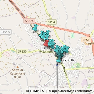 Mappa Via Pitagora, 73057 Taviano LE, Italia (0.5765)