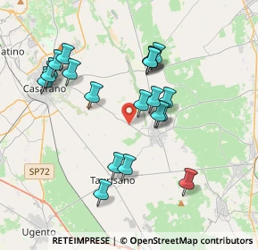 Mappa Via Guglielmo Marconi, 73049 Ruffano LE, Italia (3.94)