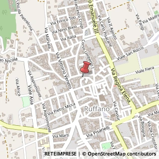 Mappa Via A. Bortone, 6, 73049 Ruffano, Lecce (Puglia)