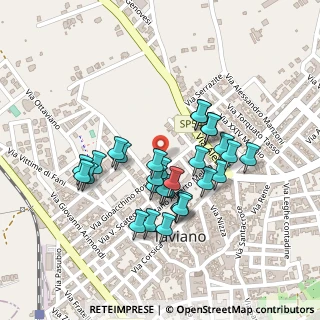 Mappa Via Sant'Agostino, 73057 Taviano LE, Italia (0.21034)