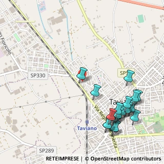 Mappa SP 350, 73057 Taviano LE (0.728)