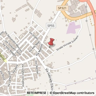 Mappa Via Matilde Serao, 11, 73057 Taviano, Lecce (Puglia)