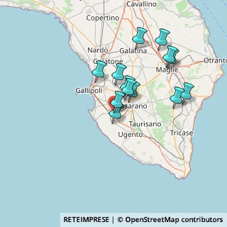Mappa Via Massimo D'Azeglio, 73057 Taviano LE, Italia (13.72308)
