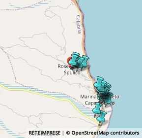 Mappa Via Niccolo Converti, 87070 Roseto Capo Spulico CS, Italia (1.952)