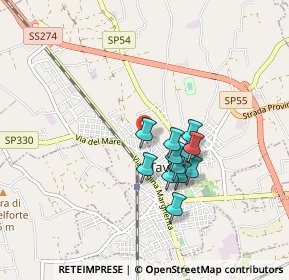 Mappa Via Giorgio la Pira, 73057 Taviano LE, Italia (0.7175)