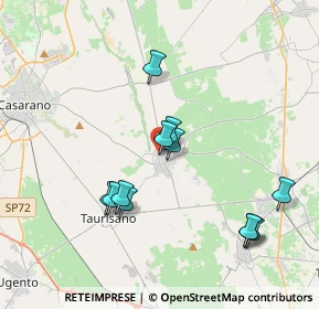 Mappa Via Giulio Cesare Vanini, 73049 Ruffano LE, Italia (4.05417)