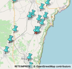 Mappa Via della Repubblica, 73032 Andrano LE, Italia (5.30882)