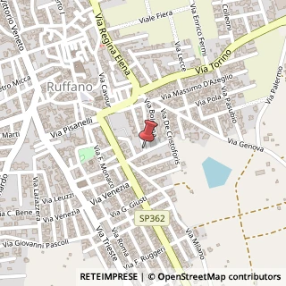 Mappa Via F.Cavallotti, 44, 73049 Ruffano, Lecce (Puglia)