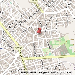 Mappa Via Giordano Bruno, 5, 73057 Taviano, Lecce (Puglia)