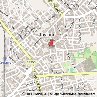Mappa Via Immacolata, 5, 73057 Taviano, Lecce (Puglia)
